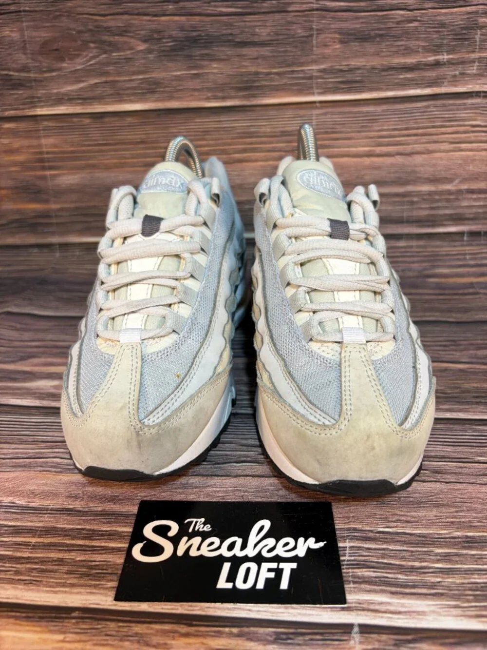 Nike Air Max 95 Women's White Gray Athletic Sneakers Size 6.5